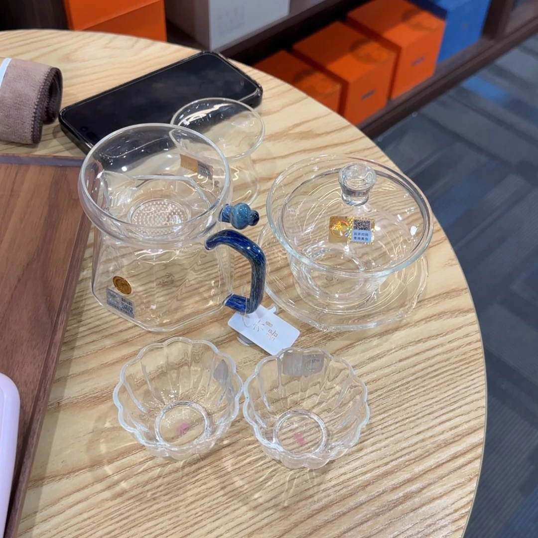 禾器璀璨星月夜➕滤网，乐研杯➕荷叶盖碗透明➕