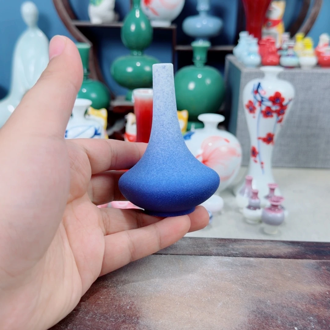 陶瓷手工小花器摆件
