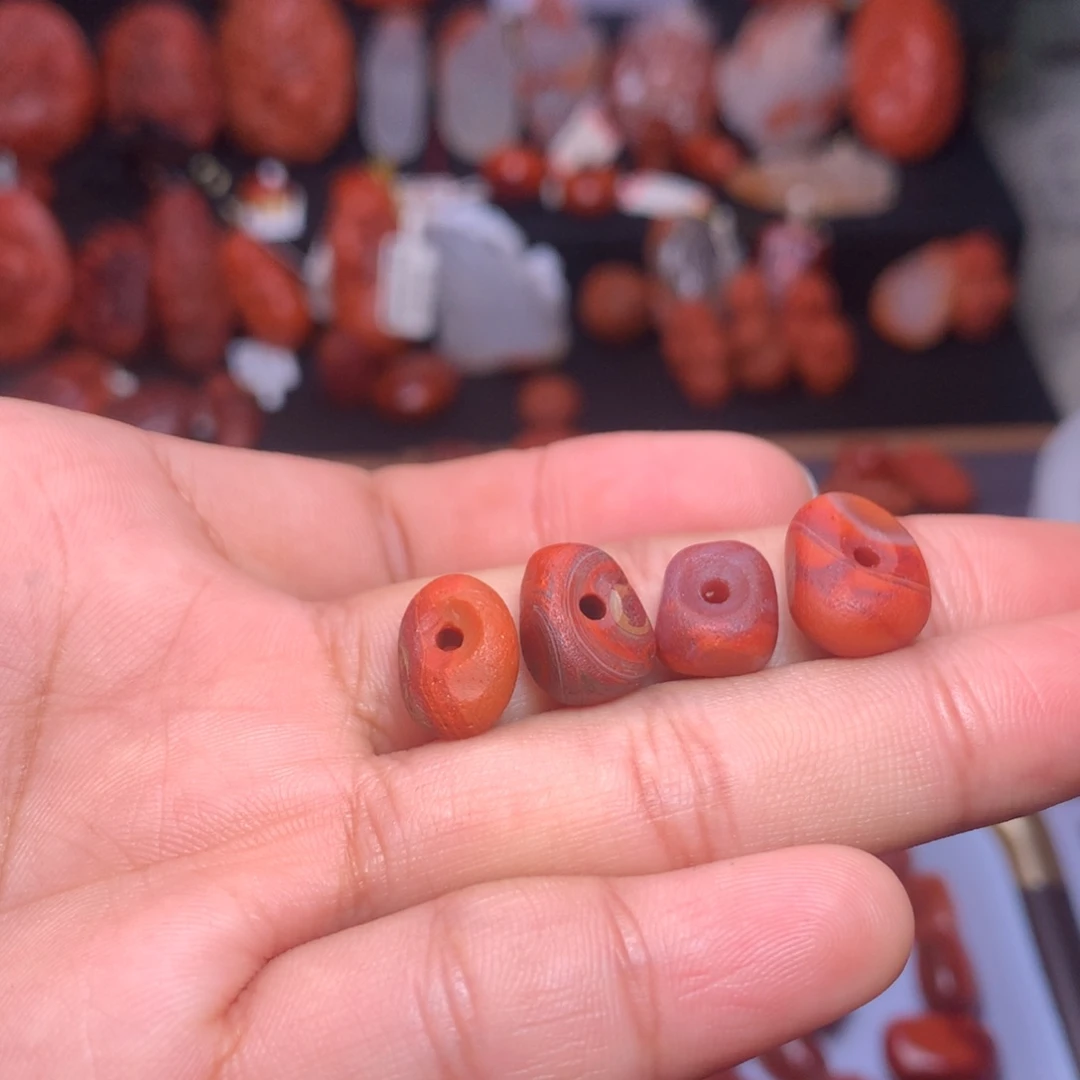 南红玛瑙未镶嵌珠宝半成品藏扣