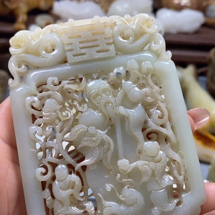 和田玉挂件未镶嵌