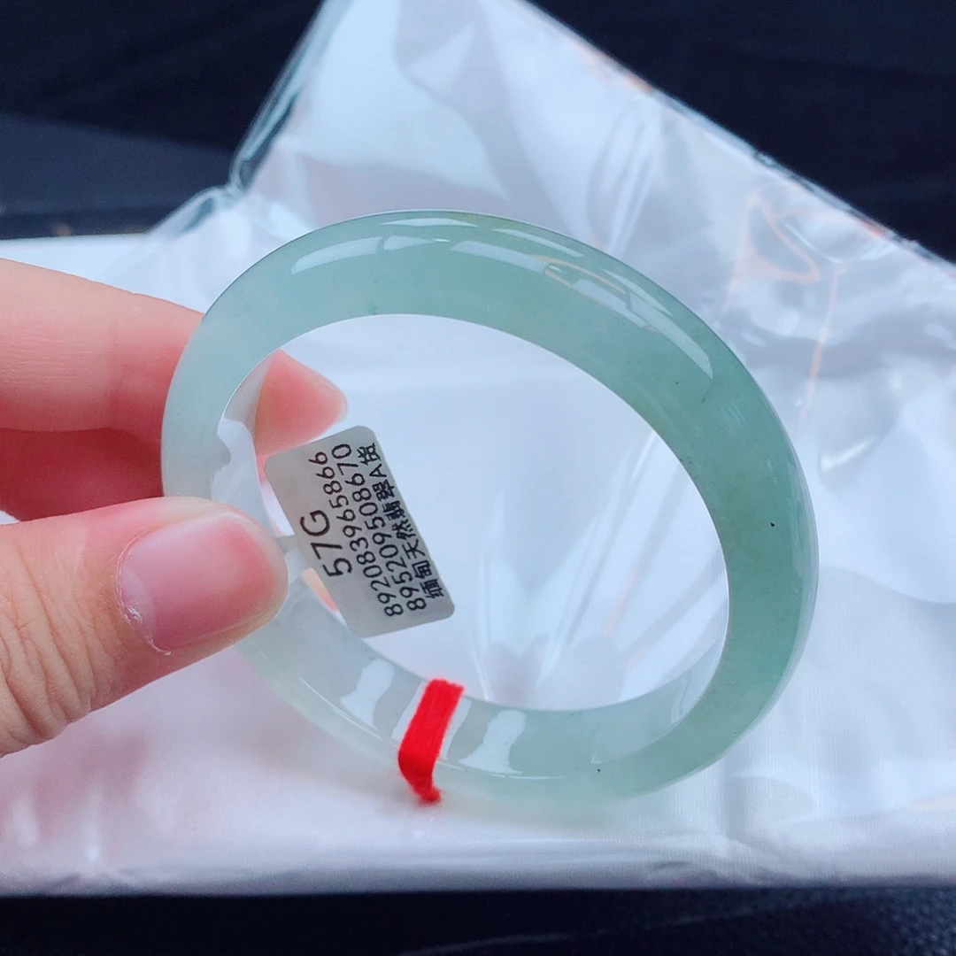 翡翠手镯未镶嵌天然缅甸翡翠A货手镯