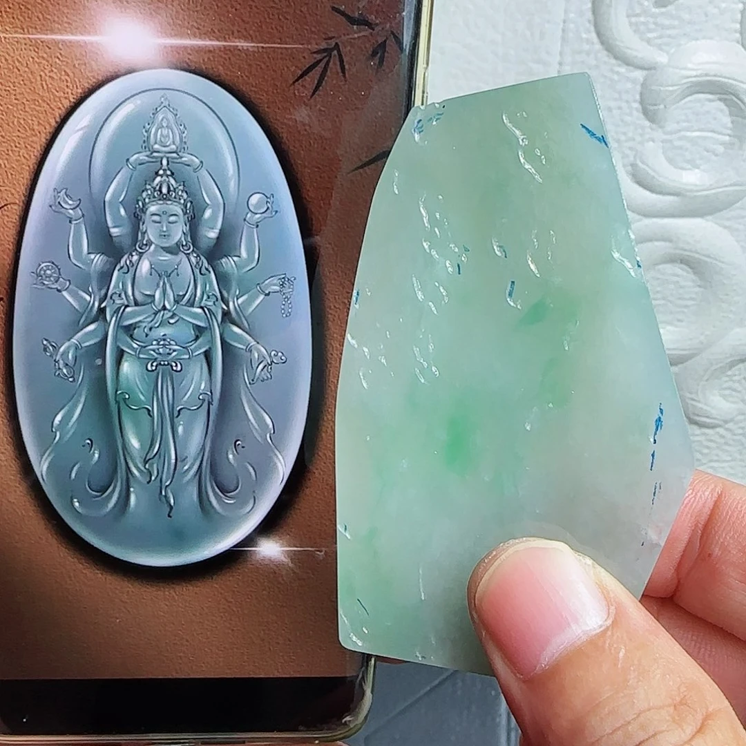 未镶嵌定制翡翠缅甸天然A货翡翠含老师工艺