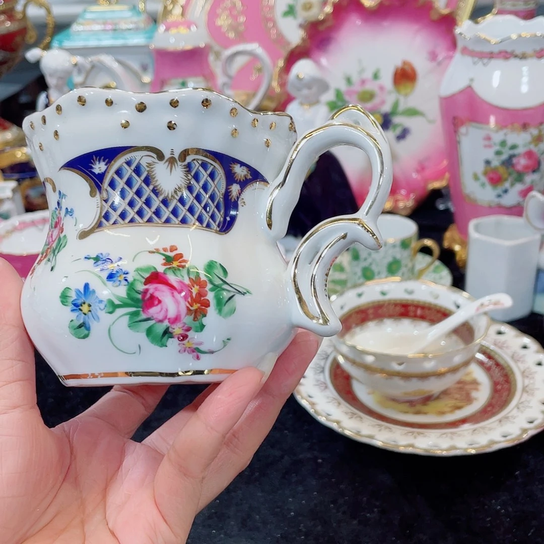 瓷片手绘茶杯11111