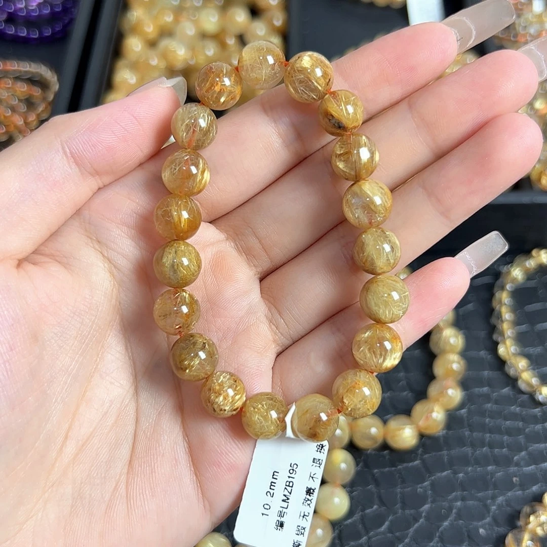 王***糖未镶嵌手链水晶金发晶手链