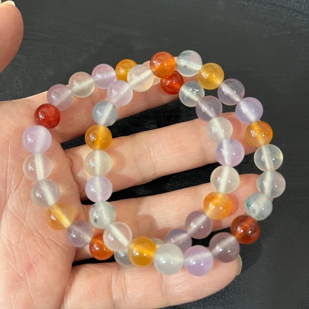 天然玛瑙玉髓珠子手串手链多宝 多样性发其一