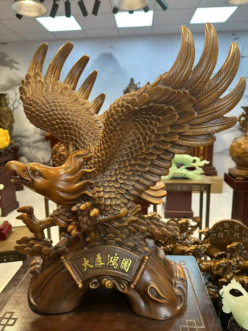 大展宏图老鹰桌面摆件   长22cm高26cm     SPO