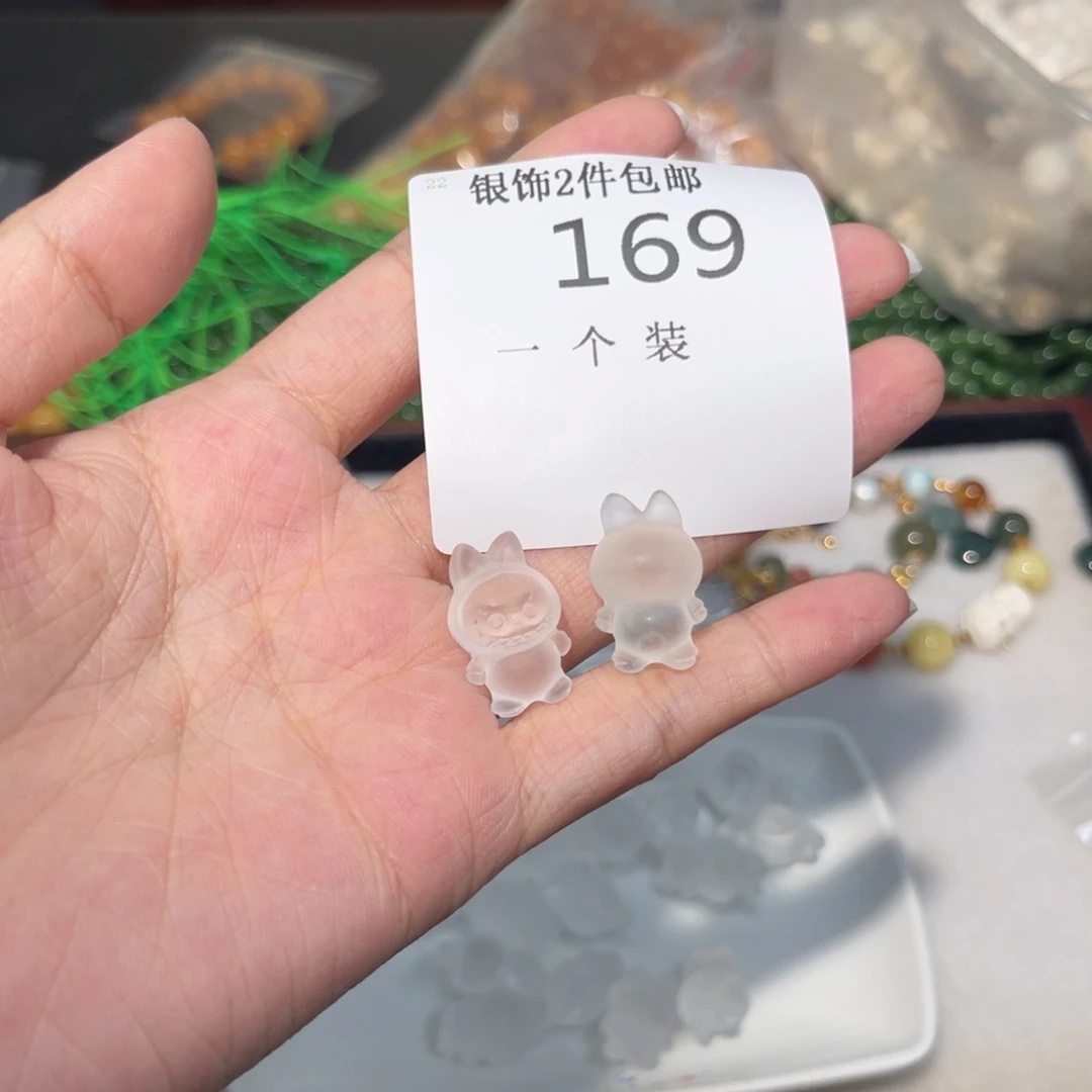 水晶未镶嵌珠宝半成品169 。