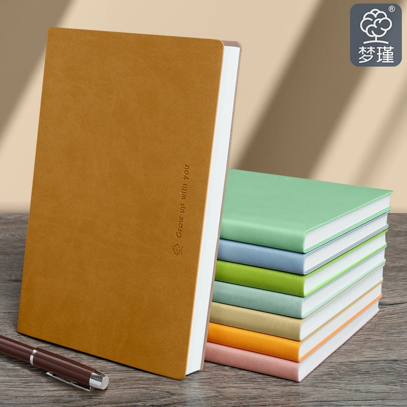 超厚羊巴皮A5笔记本简约设计适合学生商务办公记录