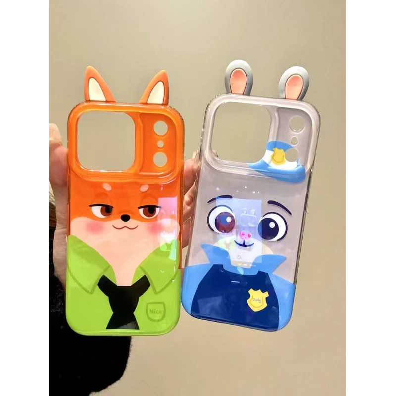 呆萌朱迪尼克适用苹果17Promax/16手机壳vivo华为oppo小米17防摔