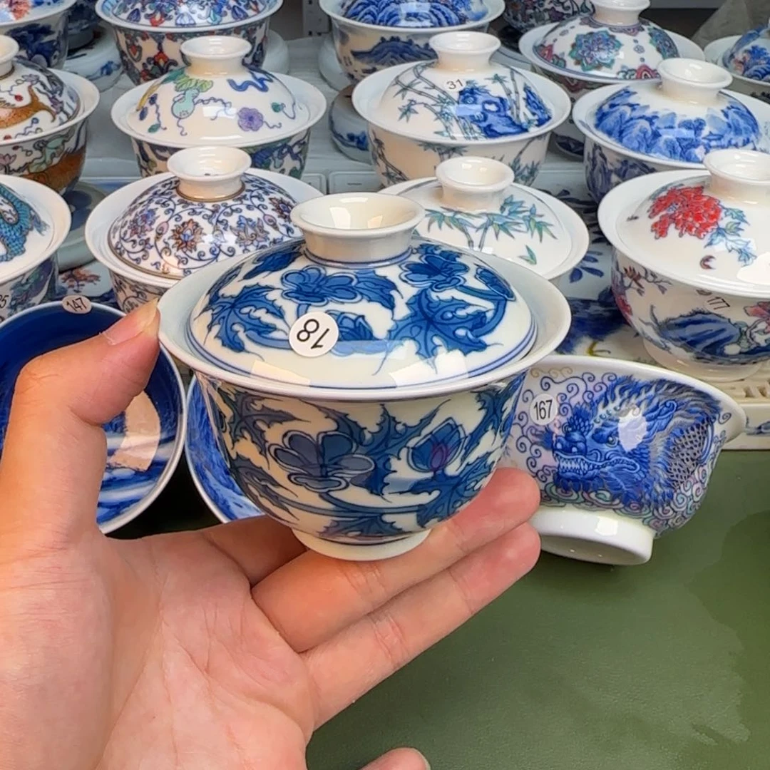彦祖纯手工手绘茶具18
