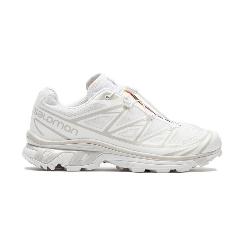 Salomon萨洛蒙 XT-6 冰川 白色户外越野低帮跑步鞋 412529