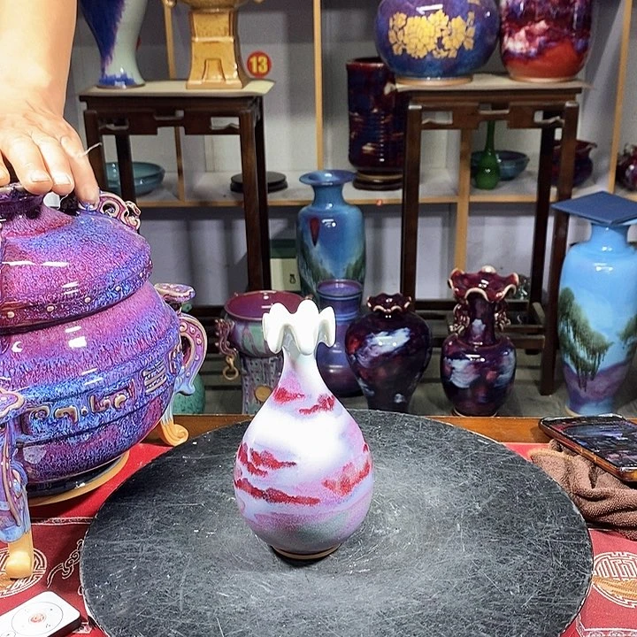 瓶中国神垕精品钧瓷