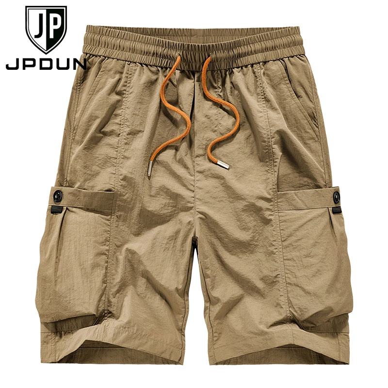 JPDUN/吉普盾美式复古工装短裤男夏季宽松休闲潮流户外机能五分裤