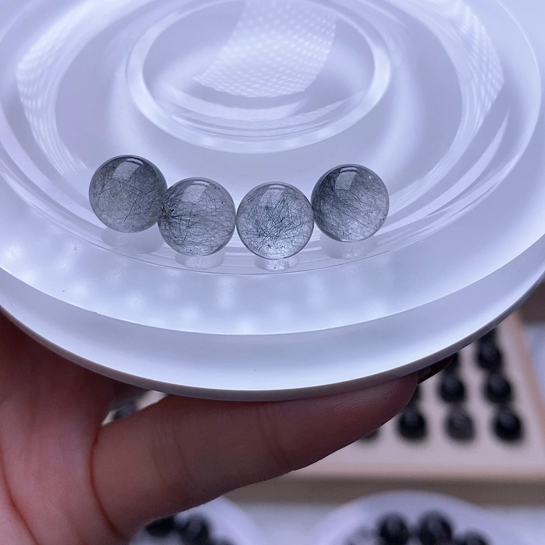 水晶天然水晶定制打孔不退不换未镶嵌