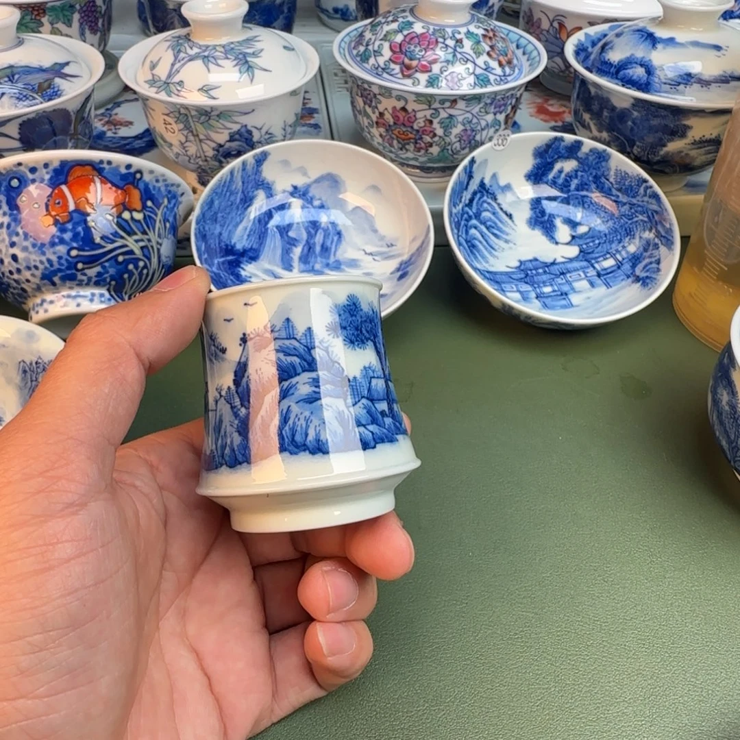 陶纯手工纯手绘茶具343