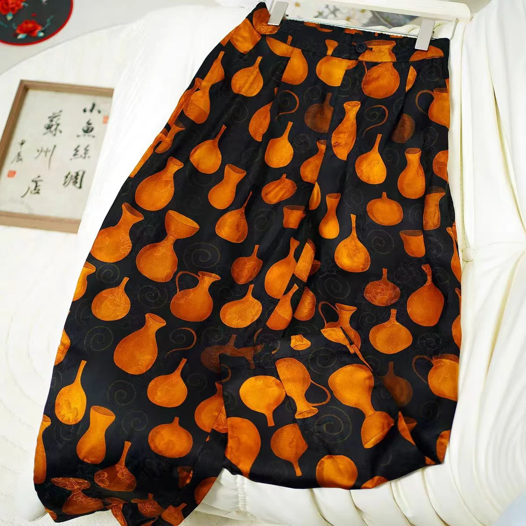 8090【福禄】裤-高端定制涂鸦裙裤