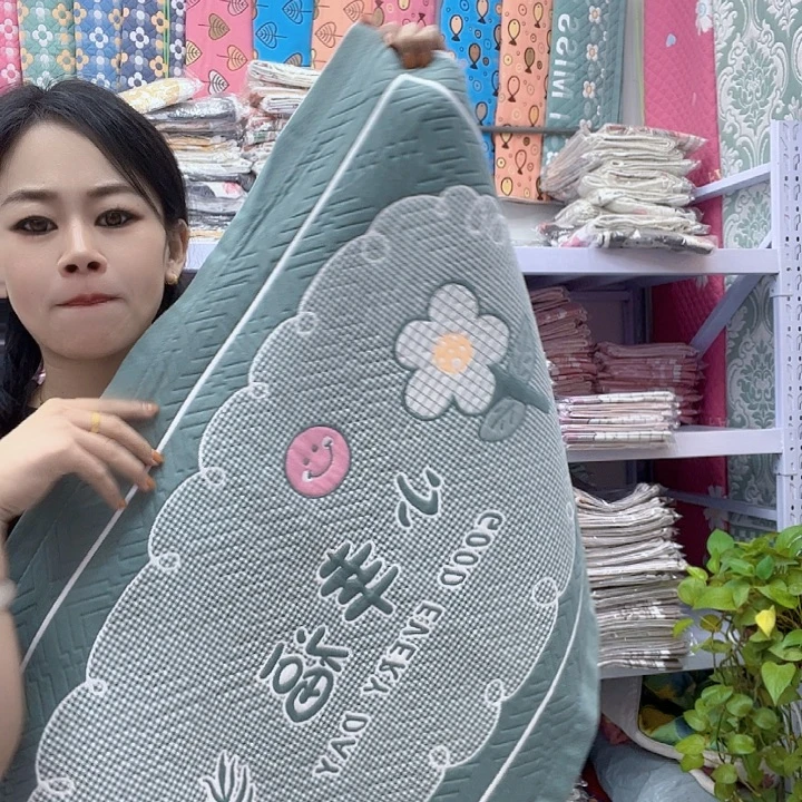 棉绿色小幸福纯棉