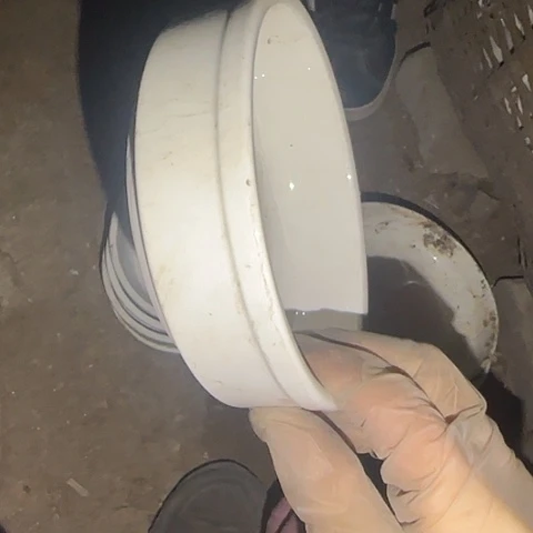 瓷片国营厂库存微瑕13厘米