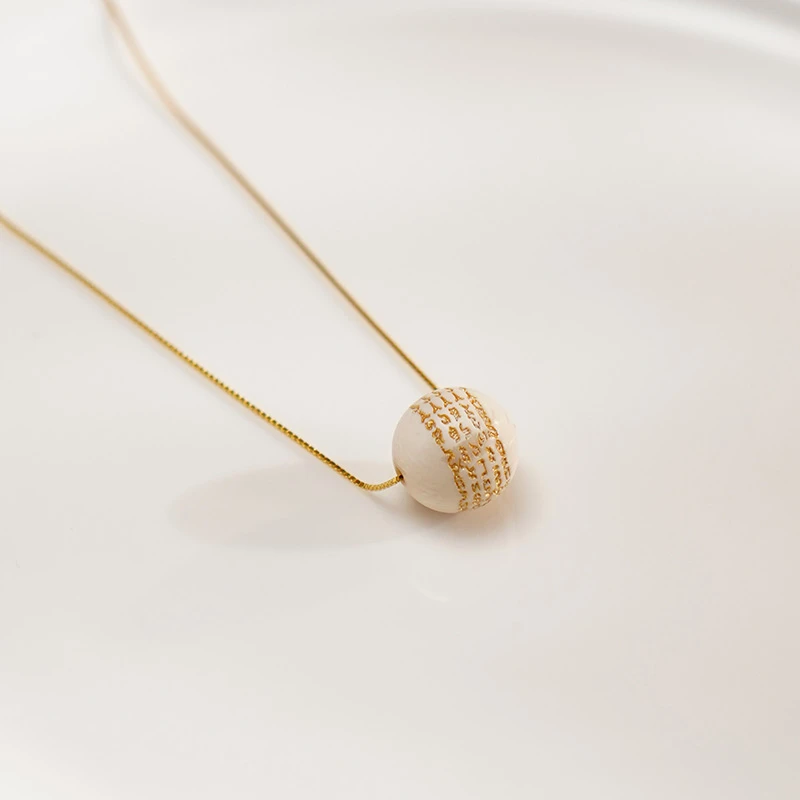 【五全】猛犸牙平顺人财健轻奢百搭简约单颗吊坠多样性发一