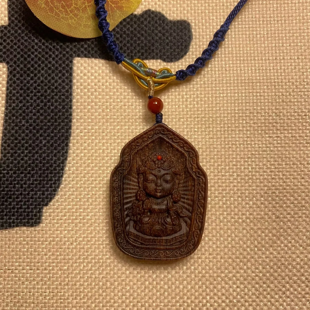 【CX】度母娘娘守护平安牌吊坠挂胸