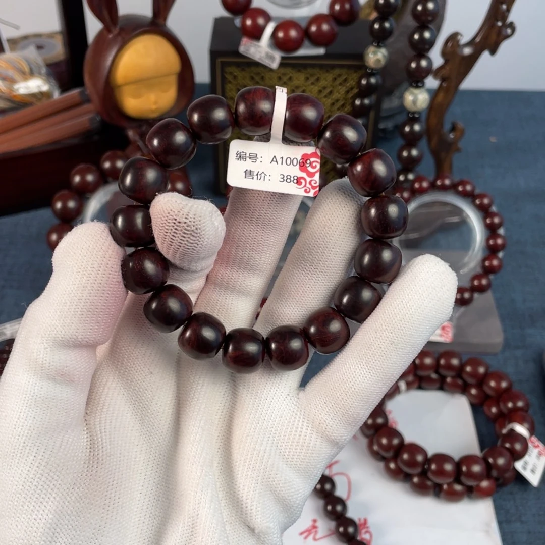 小叶紫檀手串/手链1.2*1.3#老型水波原汁原味