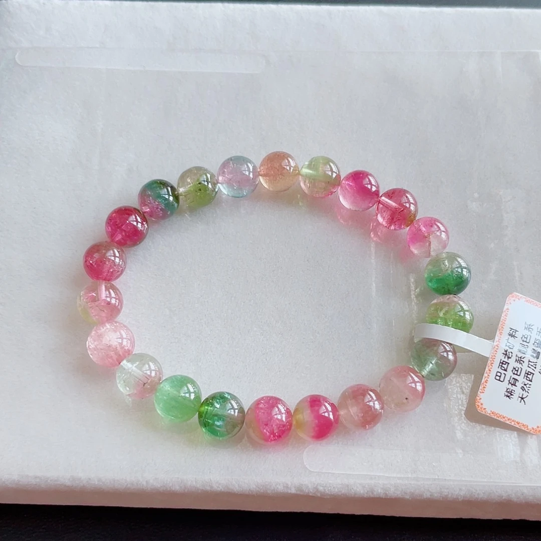 手链未镶嵌碧玺西瓜碧玺手链