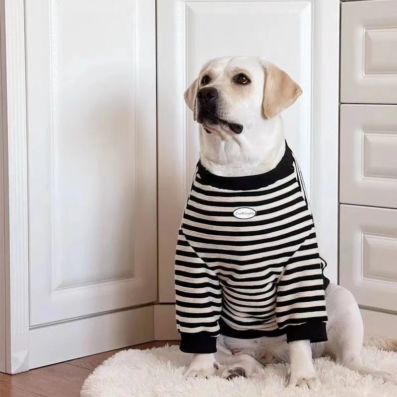 大型犬拉布拉多金毛阿拉斯加萨摩耶帅气宠物衣服秋冬加绒保暖服装