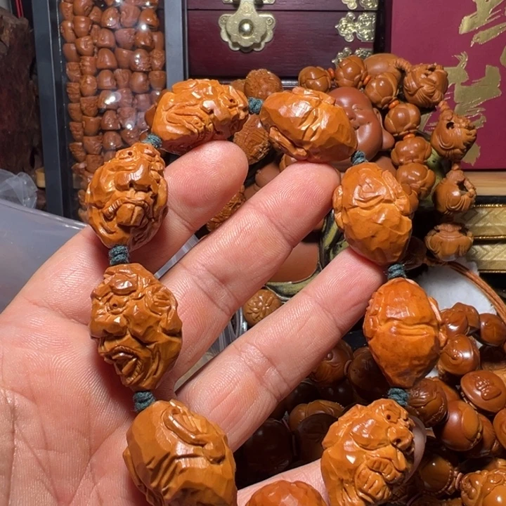 G****橄榄核手串/手链2.0泛油丑男