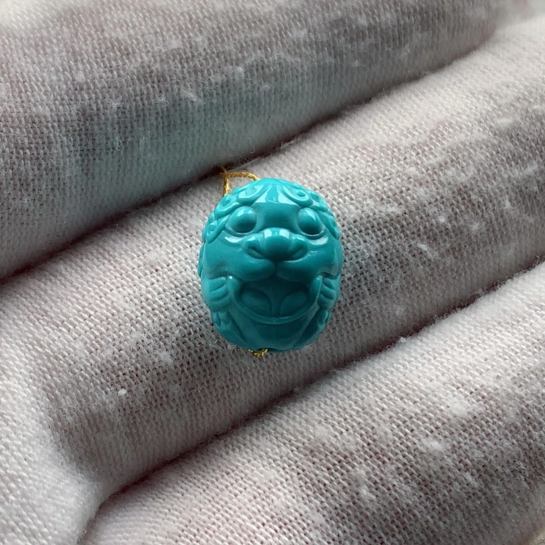 绿松石吞金兽未镶嵌