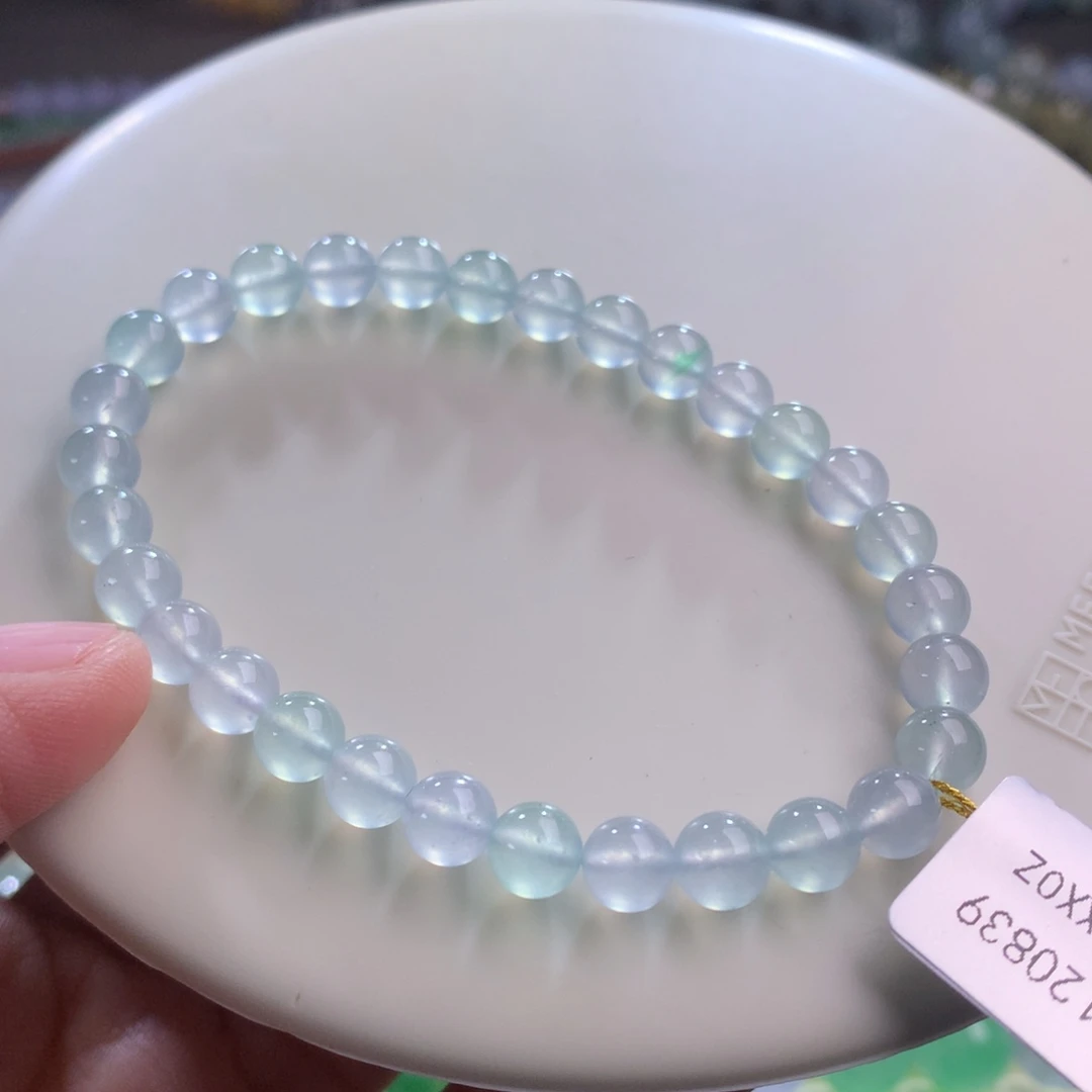 翡翠未镶嵌手链卡6