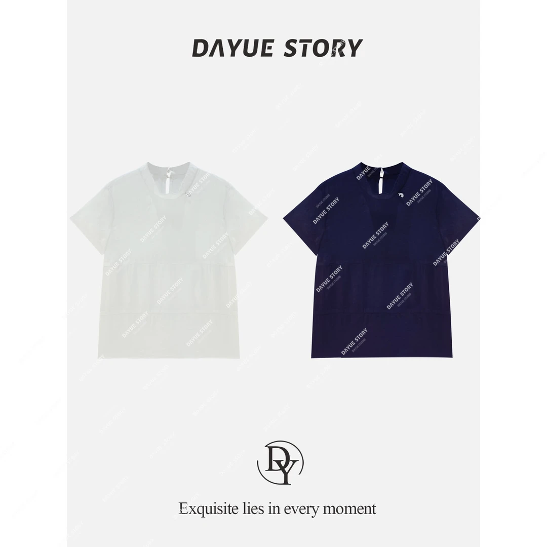 DAYUE【赫拉小姐】美出圈~怎么搭都显气质！设计师夏季时尚百搭小衫