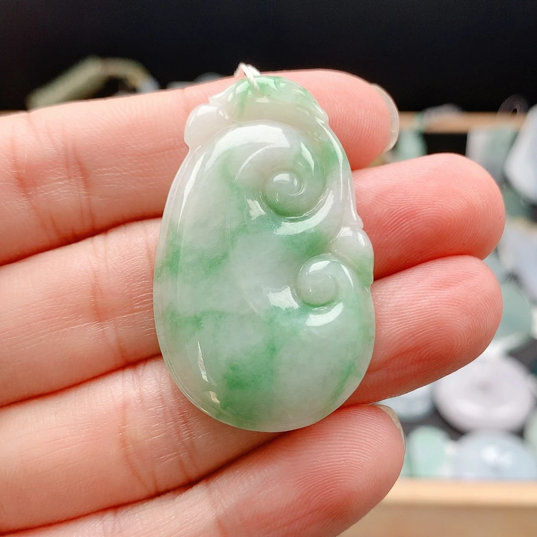 吊坠(不含链)未镶嵌翡翠30如意