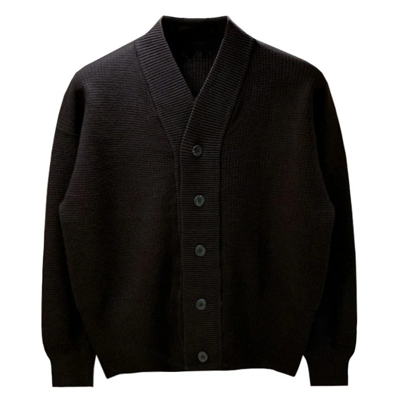 仓石一树韩式时尚青年针织衫外套男复古英伦风休闲男士开衫毛衣潮