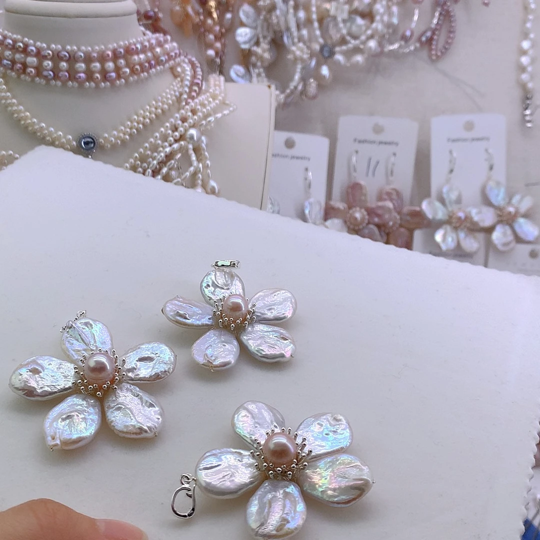 未镶嵌吊坠淡水珍珠