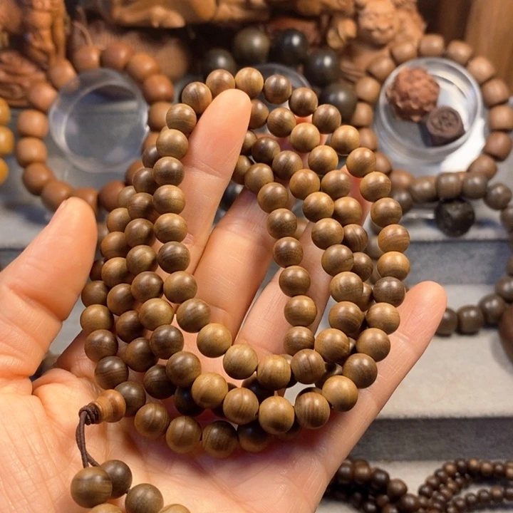 梵***海手串/手链檀香木老山檀奶香味阴沉0.8