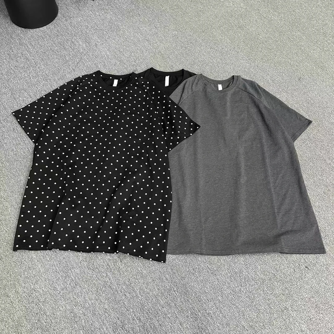 瑶睿安240斤 2025夏T恤欧货五分袖圆领T恤夏季宽松休闲短袖 314