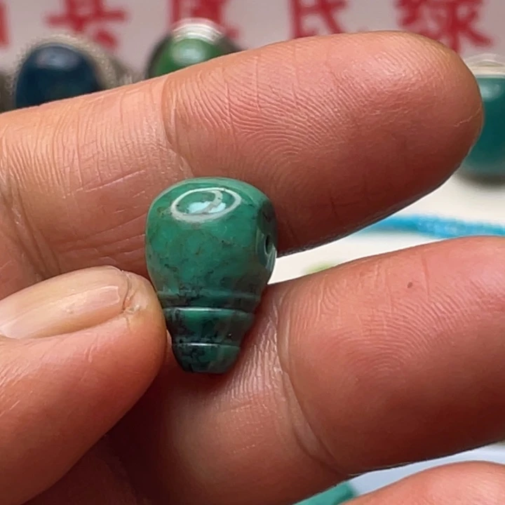 绿松石未镶嵌珠子