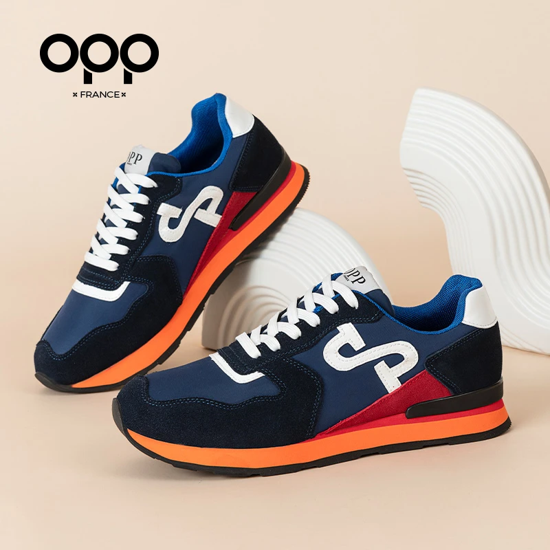 OPP/赫芭低帮运动休闲鞋中跟时尚休闲鞋潮流运动鞋阿甘鞋百搭鞋子