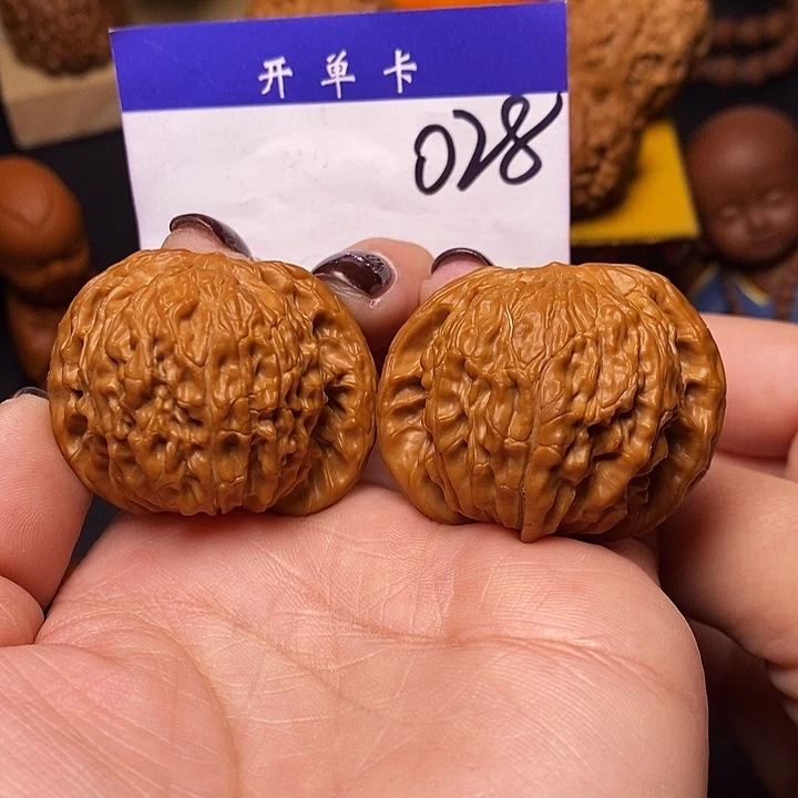 桃核吊坠文玩核桃磨盘42全品n