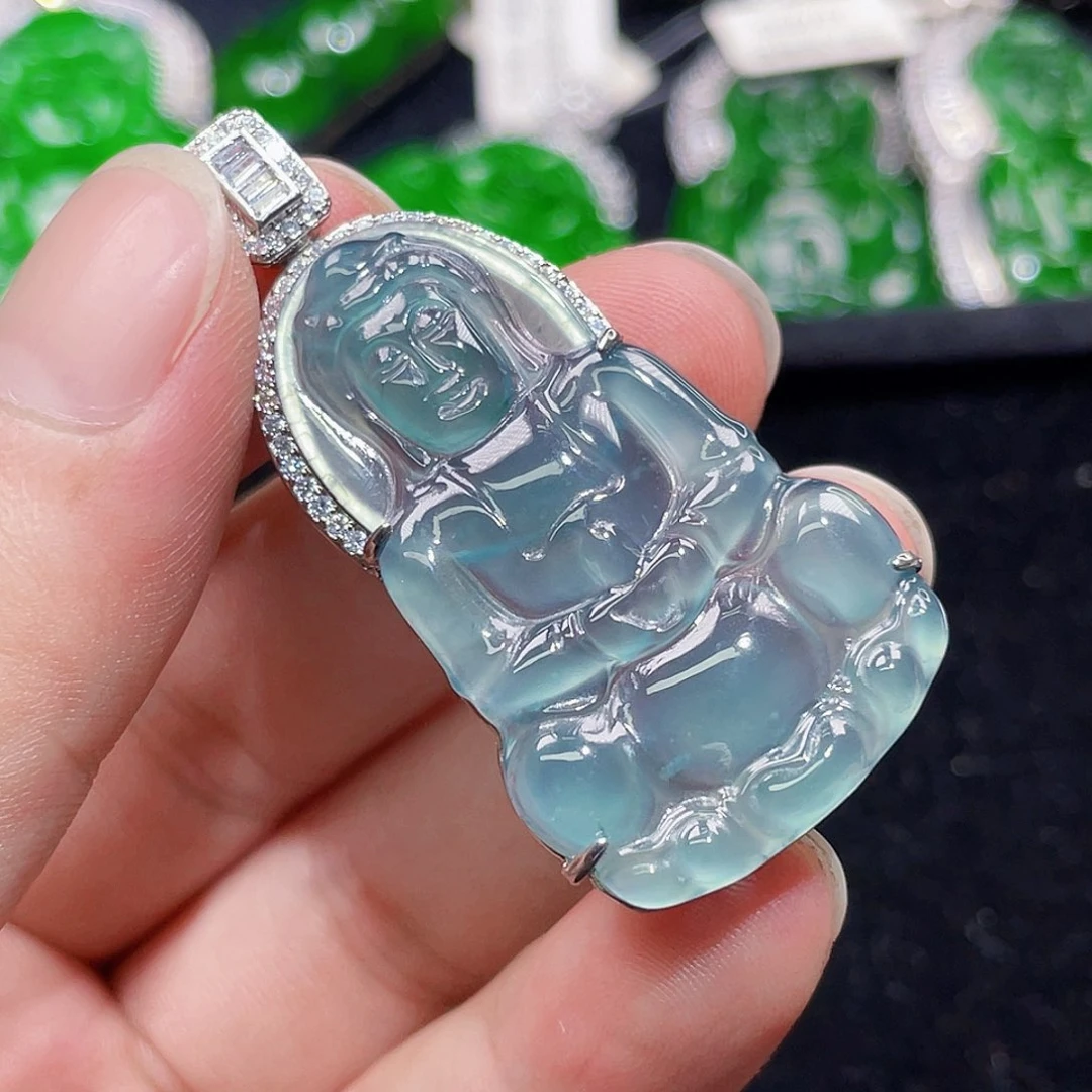 翡翠未镶嵌颈饰6，