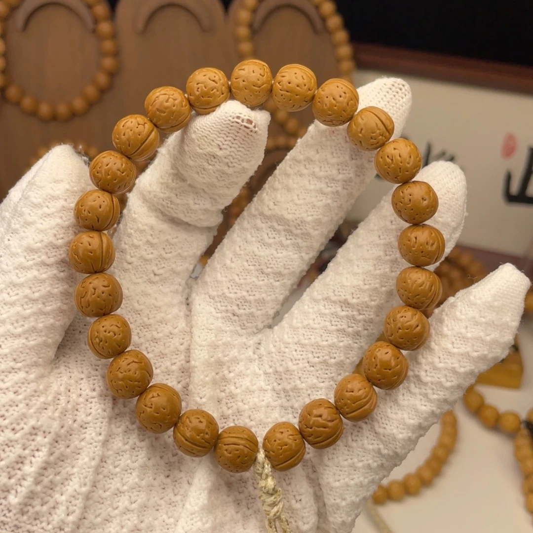 吊坠桃核野生桃核圆皮原色矮装滴流圆