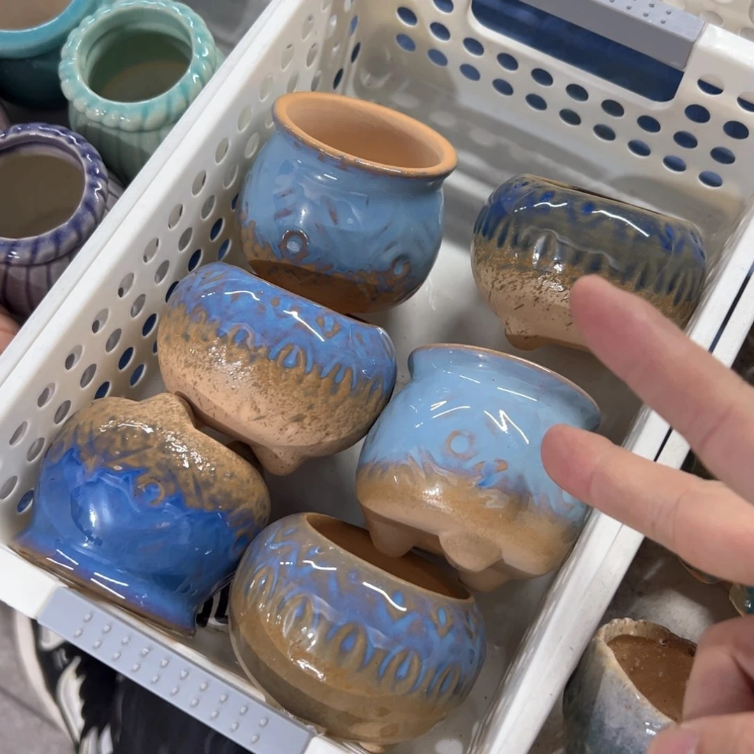 陶瓷多肉小花盆@@2075