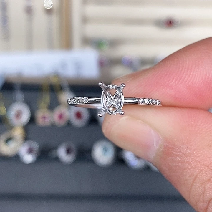 碧玺吊坠(赠链)银S925镶嵌