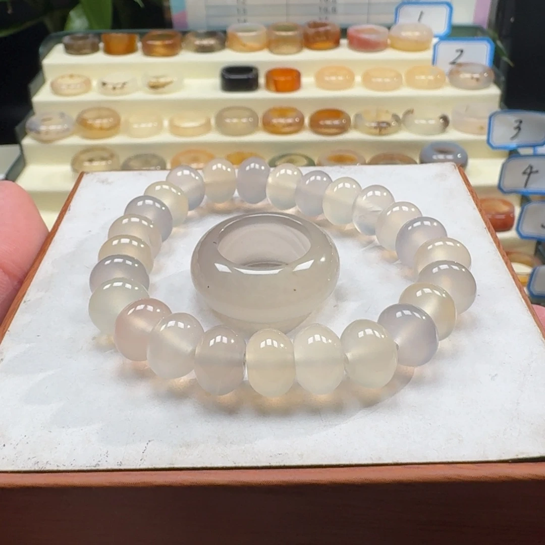 玛瑙/玉髓未镶嵌戒指Z17.3港15