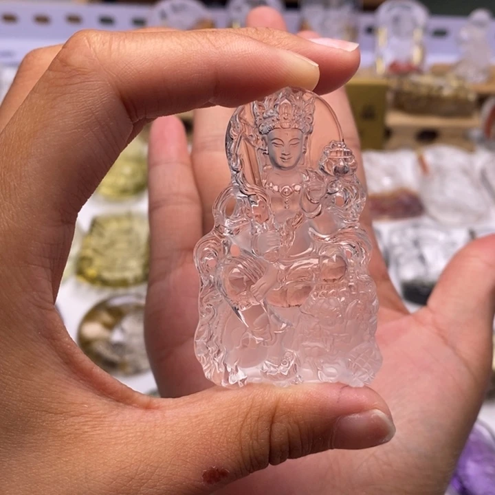 ᝰ***心颈饰未镶嵌水晶定制