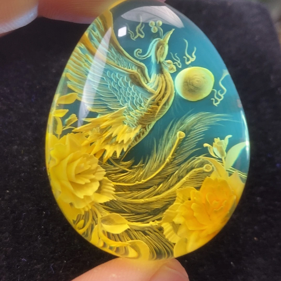 金珀未镶嵌吊坠(不含链)