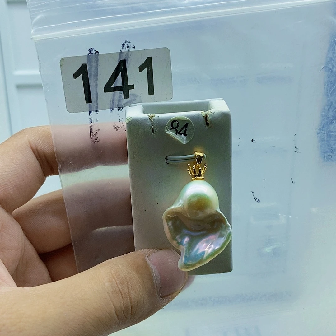 合金淡水珍珠颈饰