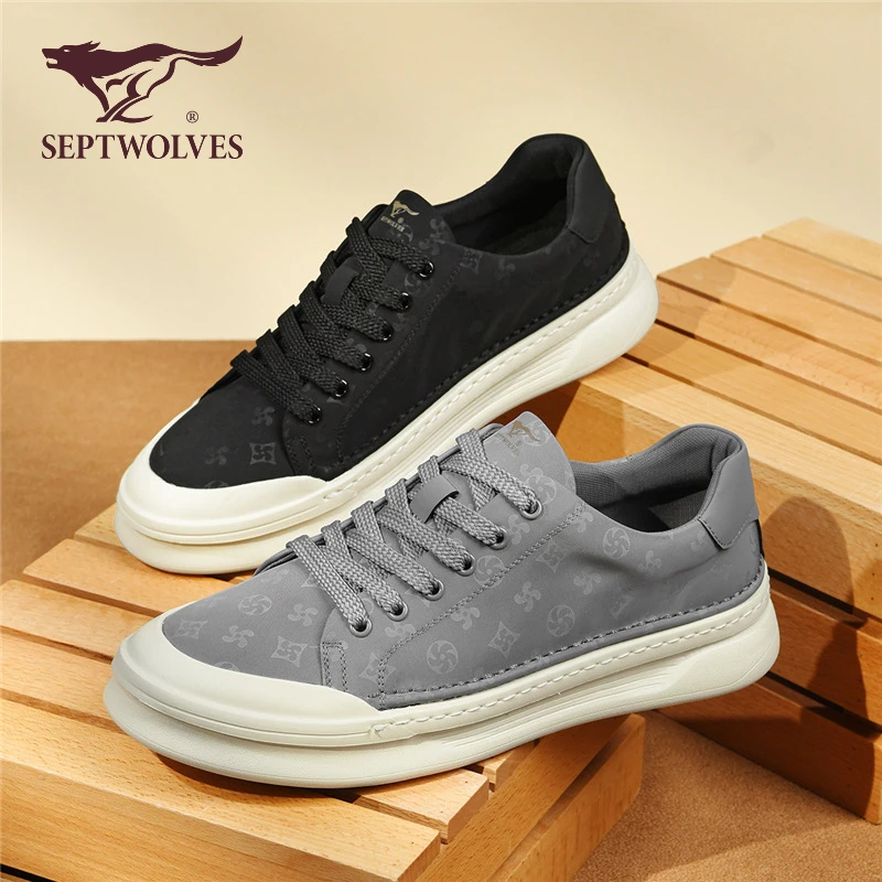 七匹狼男鞋2025新款春季潮流运动休闲冰丝布鞋轻奢板鞋百搭潮鞋