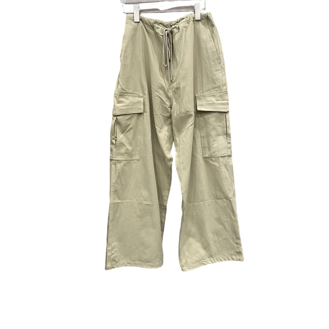 新款 女士阔腿裤纯色抽绳舒适时尚休闲百搭春夏季潮流户外工装裤