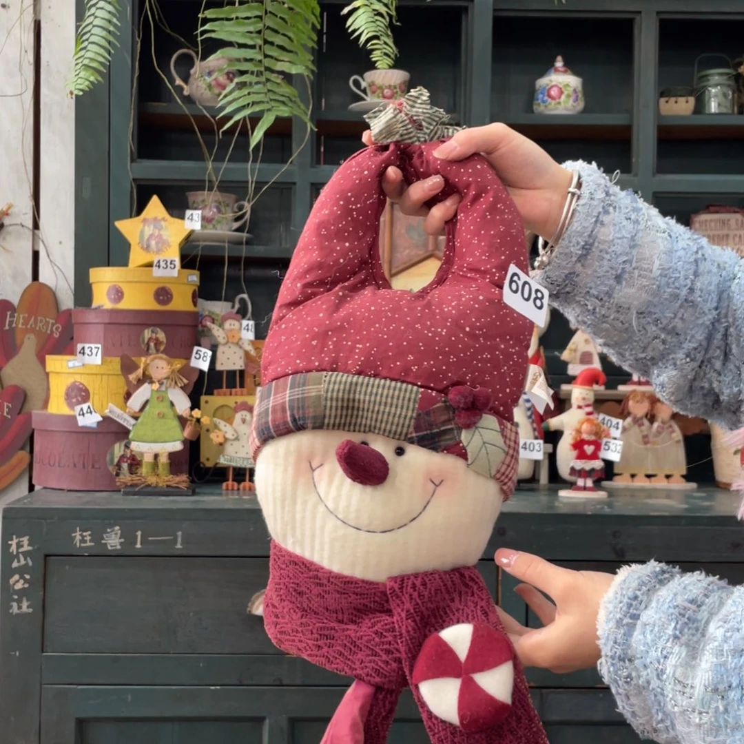 木质圣诞月福老货玩具中古风默认微损